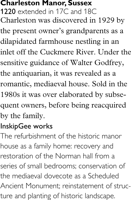 Charleston Manor, Sussex