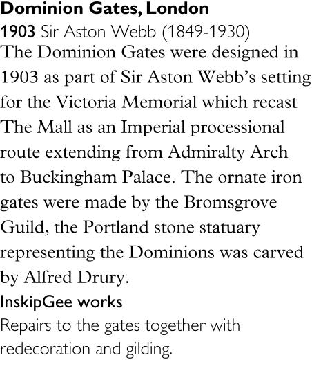 Dominion Gates, London
