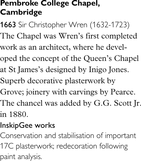 Pembroke College Chapel, 