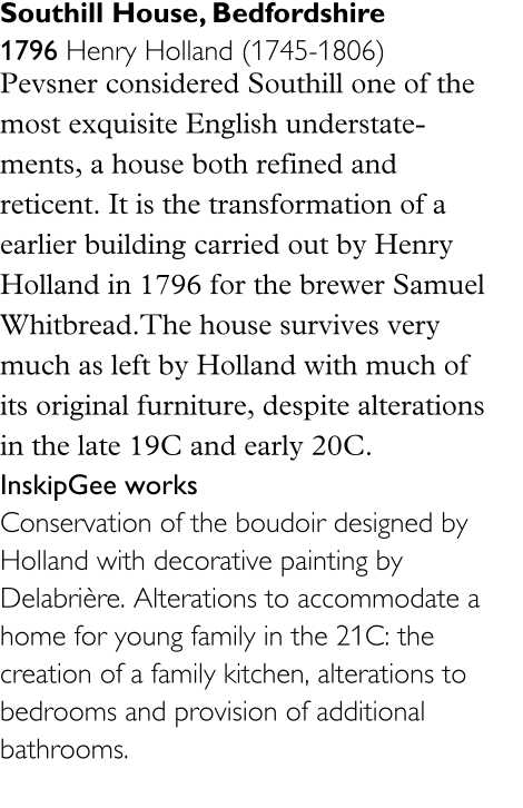 Southill House, Bedfordshire