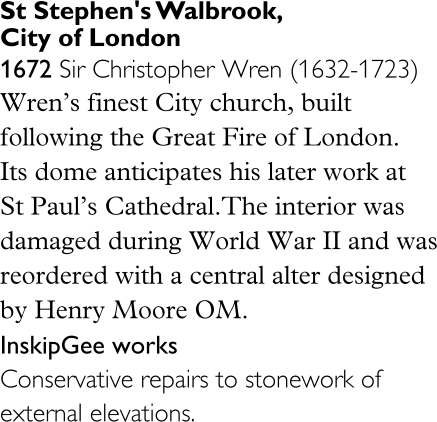 St Stephen's Walbrook,