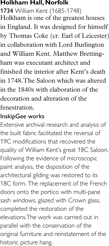Holkham Hall, Norfolk