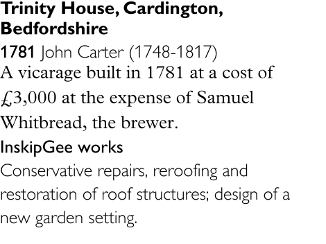 Trinity House, Cardington, Bedfordshire