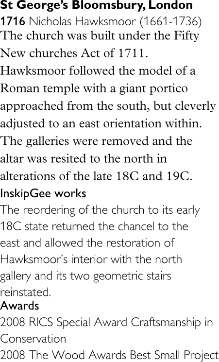 St George’s Bloomsbury, London